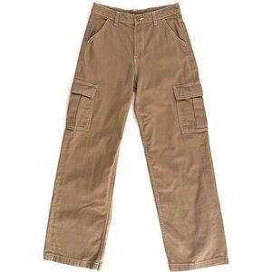 H&M Divided Straight Leg High Rise Cargo Pants Pockets Cotton, Women’s size 4